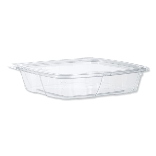 Dart SafeSeal Deli Containers w/Flat Lid, 35 oz, 7.9x8.8x1.8, Clear, PK200 PK CH35DEF - main